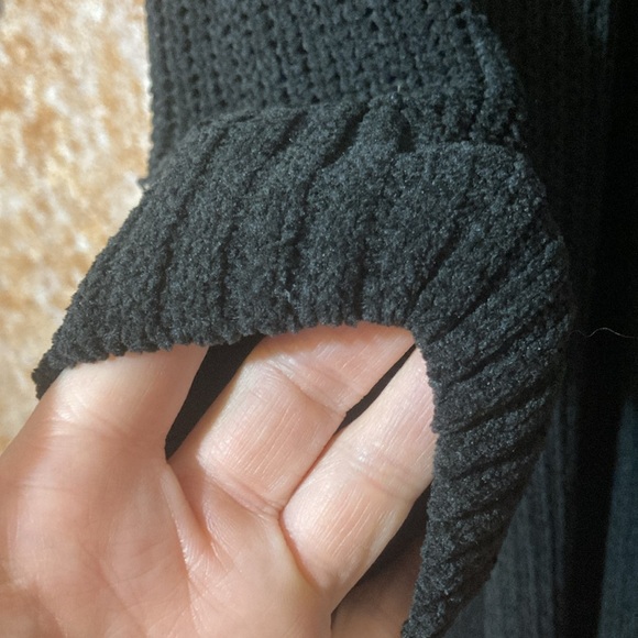 Terra and sky 2x long black comfy sweater - Picture 5 of 8